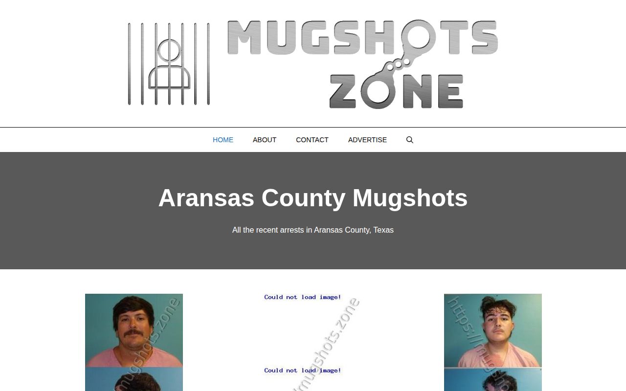 Unofficial Aransas County arrest listing context on Mugshots.zone